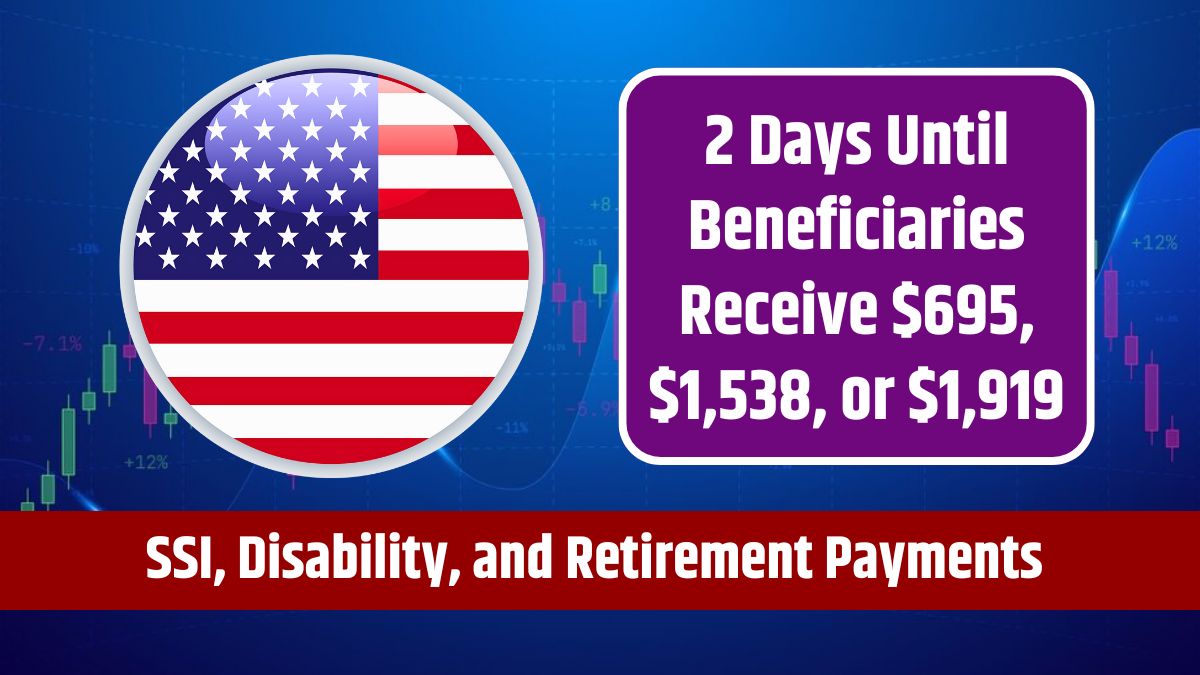 SSI, Disability, and Retirement Payments - 2 Days Until Beneficiaries Receive $695, $1,538, or $1,919