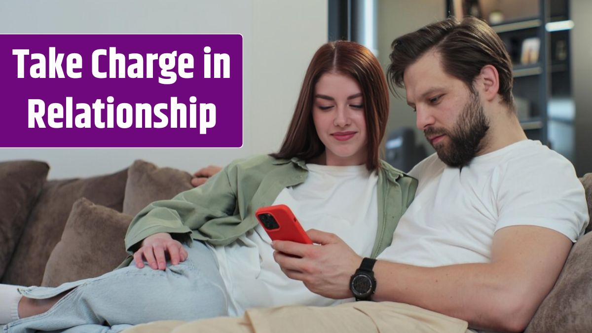 Close up of happy married family couple man and woman use smartphone device resting on sofa at home Shopping online store using mobile app ordering delivery.